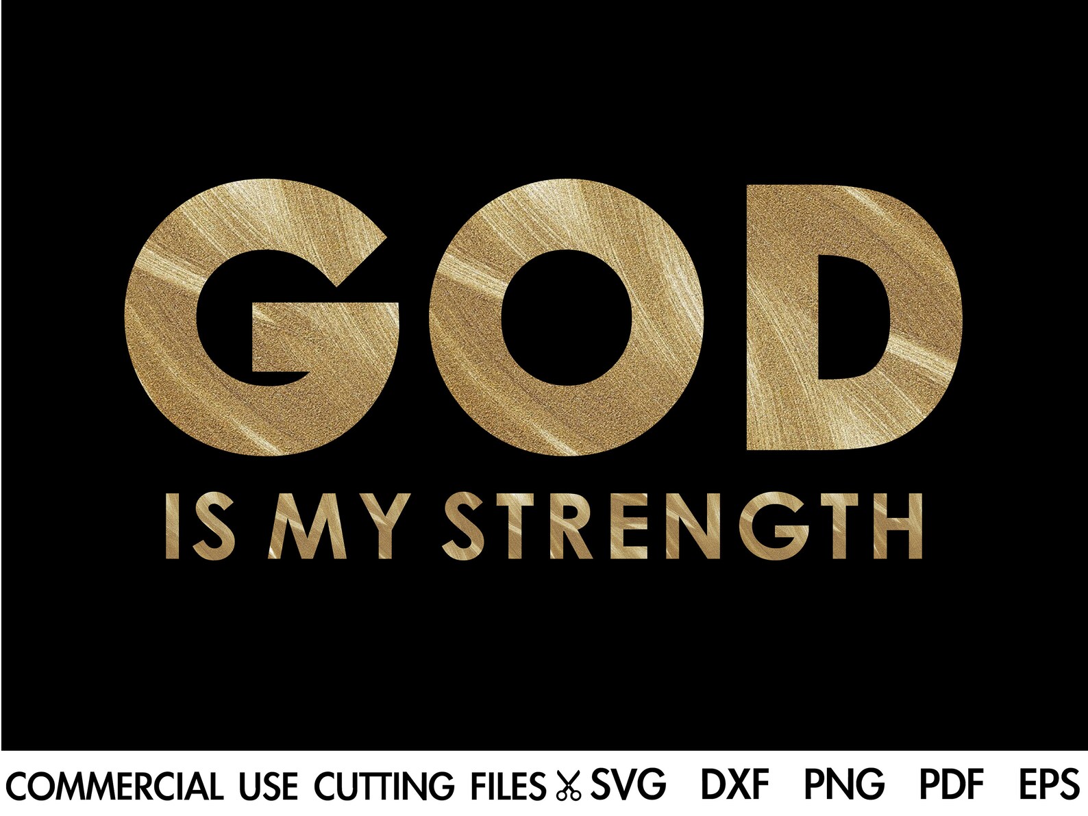 God is My Strength SVG Jesus Svg the Lord Svg Christian Etsy