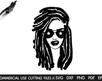 Afro SVG, Black Woman SVG, Black History Month SVG, Woman Svg, Afro Woman Svg, Black Queen Svg Cut File Silhouette, Cricut Svg/Dxf/Png/Pdf