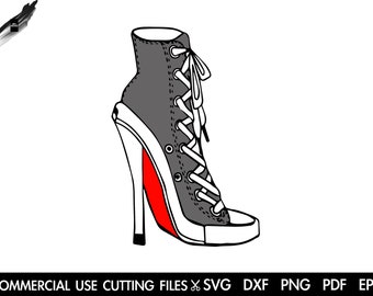 heeled sneaker boots