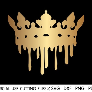 Crown SVG, Drippin&#39; Crown Svg, Melanin Svg, Afro Svg, Dope Svg, Queen&#39;s Crown Svg, King&#39;s Crown Svg, Black Woman Svg, King SVG, Black Man