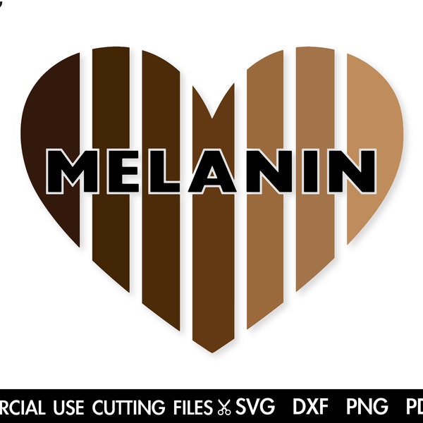 Melanin Heart SVG, Melaninaire, Melanin Svg, Afro Svg, Black Woman Svg, Dope Svg, Afro Queen Svg, Black Girl Magic Svg Silhouette Cricut