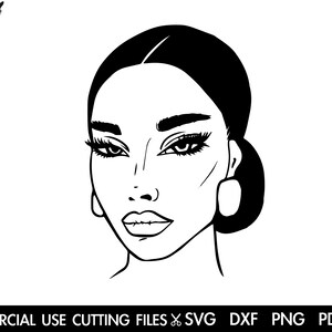 Beautiful Woman Svg, Black Woman SVG, Black History Month SVG, Afro Woman Svg, Black Queen Svg Cut File Silhouette, Cricut Svg/Dxf/Png/Pdf