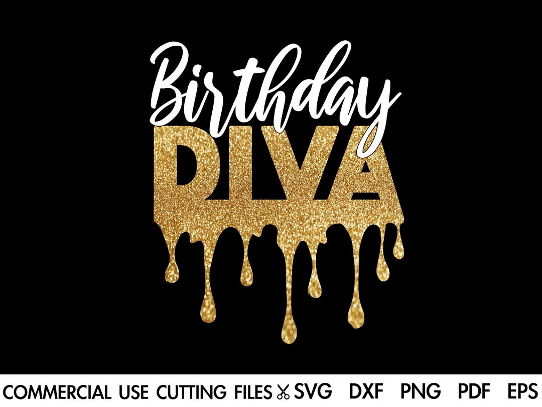 Birthday Diva Svg Birthday Svg Birthday Princess Queen Svg Birthday