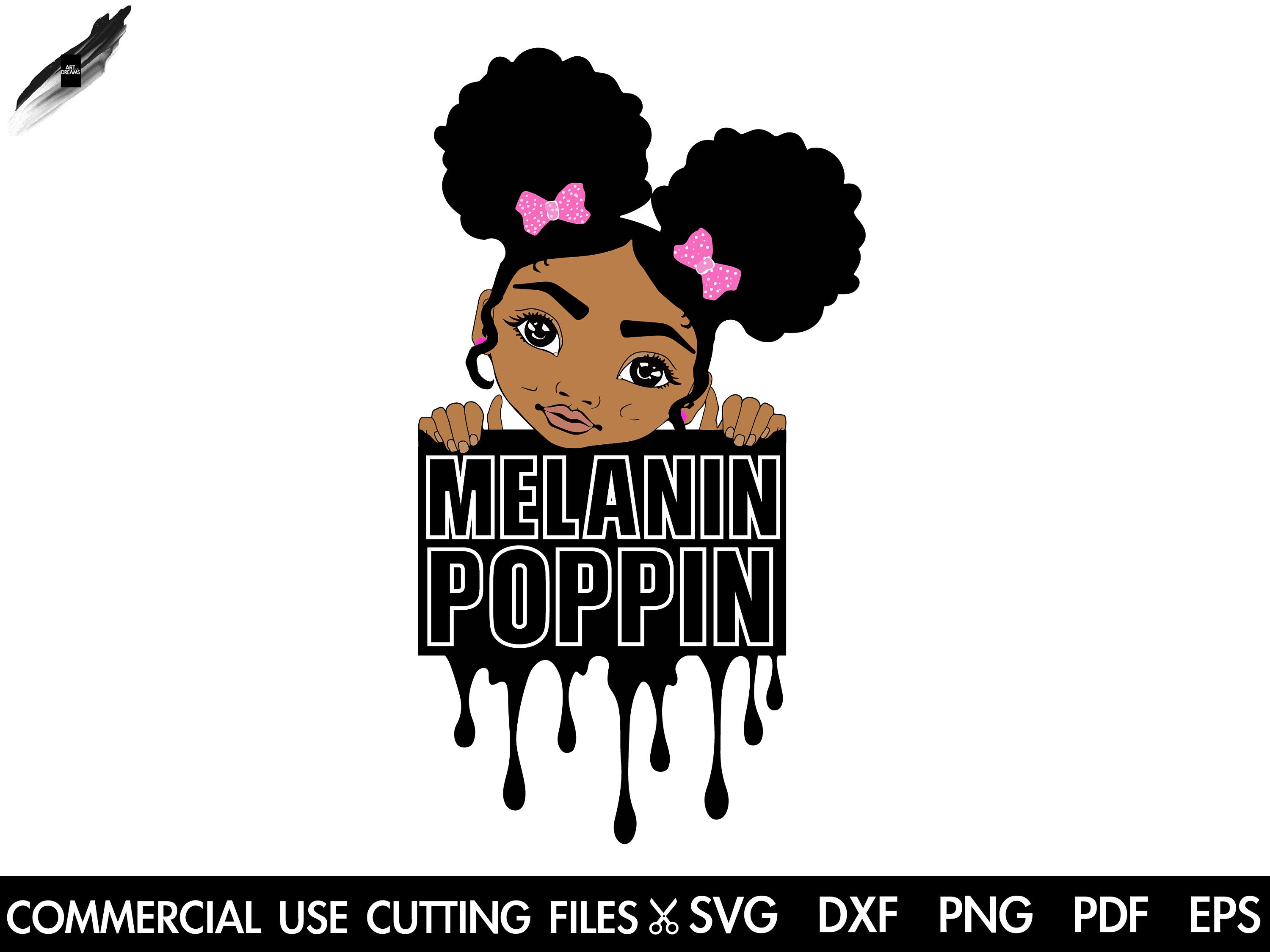 Dripping Lips SVG #2, Black Girl Magic Svg, Melanin svg - DIDIKO designs