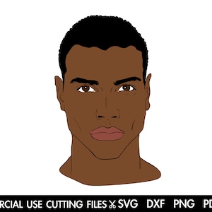 Black Man SVG, Black Man Silhouette, Melanin Svg, Dope Svg, Black King Svg Cut File Silhouette, Cricut Svg, Dxf, Png, Pdf, Eps