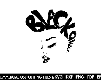 Reina Negra SVG: Mujer Afro, Mes de la Historia Negra (Descarga digital)
