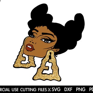 Black Girl SVG, Natural Hair Svg, Black Woman SVG, Black History Month SVG, Afro Woman Svg, Black Queen Svg Cut File Silhouette Cricut