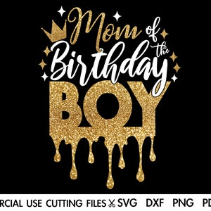 Mama solenizanta SVG, Mama urodzinowa SVG, Drużyna urodzinowa, Drużyna Drip SVG, Książę urodzinowy SVG, Król urodzinowy SVG Sublimacja Cricut