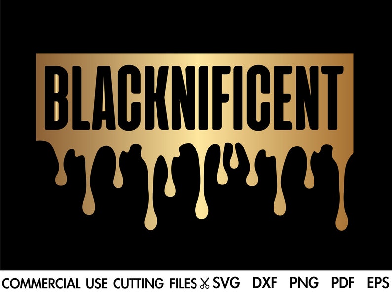 Blacknificent SVG, Black Girl Magic SVG, Dope Svg, Afro Svg, Black Woman Man Svg, Black History Month Svg Cut File Silhouette, Cricut 