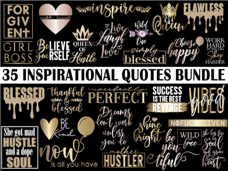 Download 35 Inspirational SVG Bundle Inspirational Motivational ...