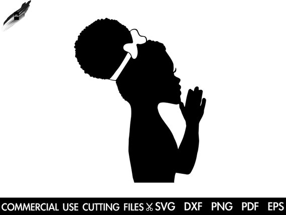 Download Afro Kid Svg Black Girl Praying