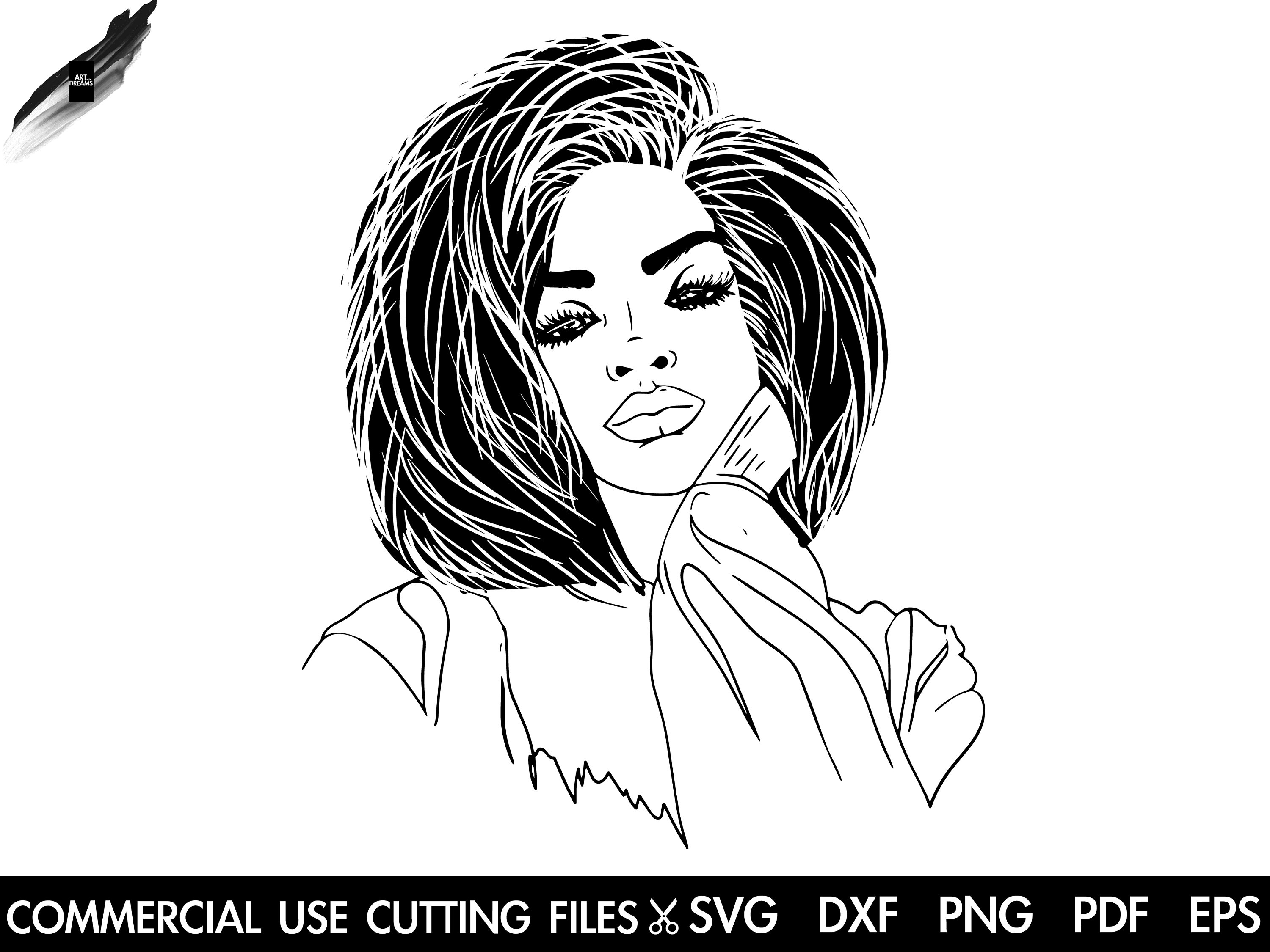 Download Woman Svg Black Woman Svg Afro Woman Svg Melanin Svg Melanin Goddess Svg Lady Svg Girl Svg Cut File Silhouette Cricut Svg Dxf Png