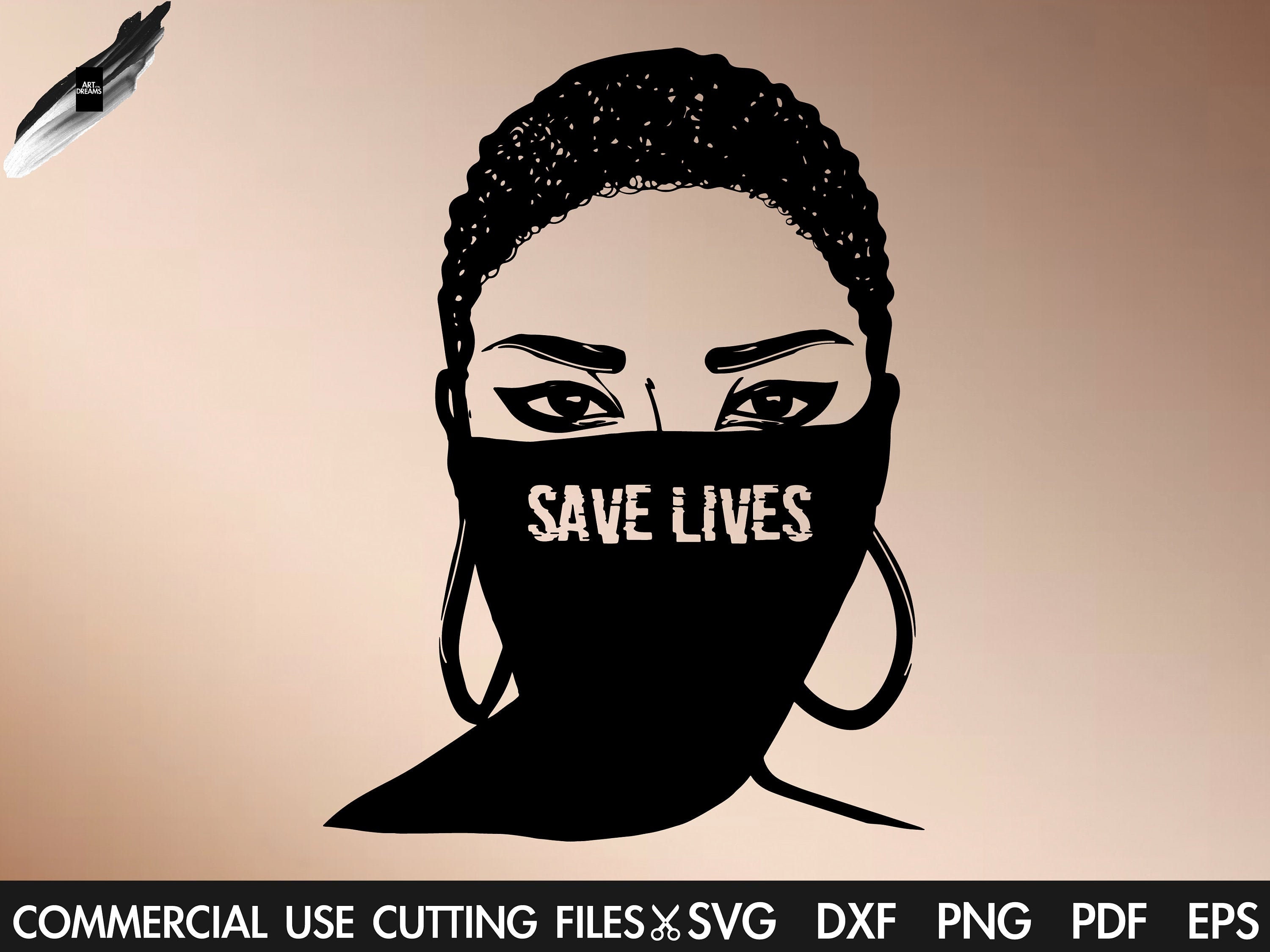 Download Afro Save Lives Svg Afro Svg Black Woman Svg Quarantine Svg Social Distance Stay Home Svg Save Lives Svg Cut File Silhouette Cricut