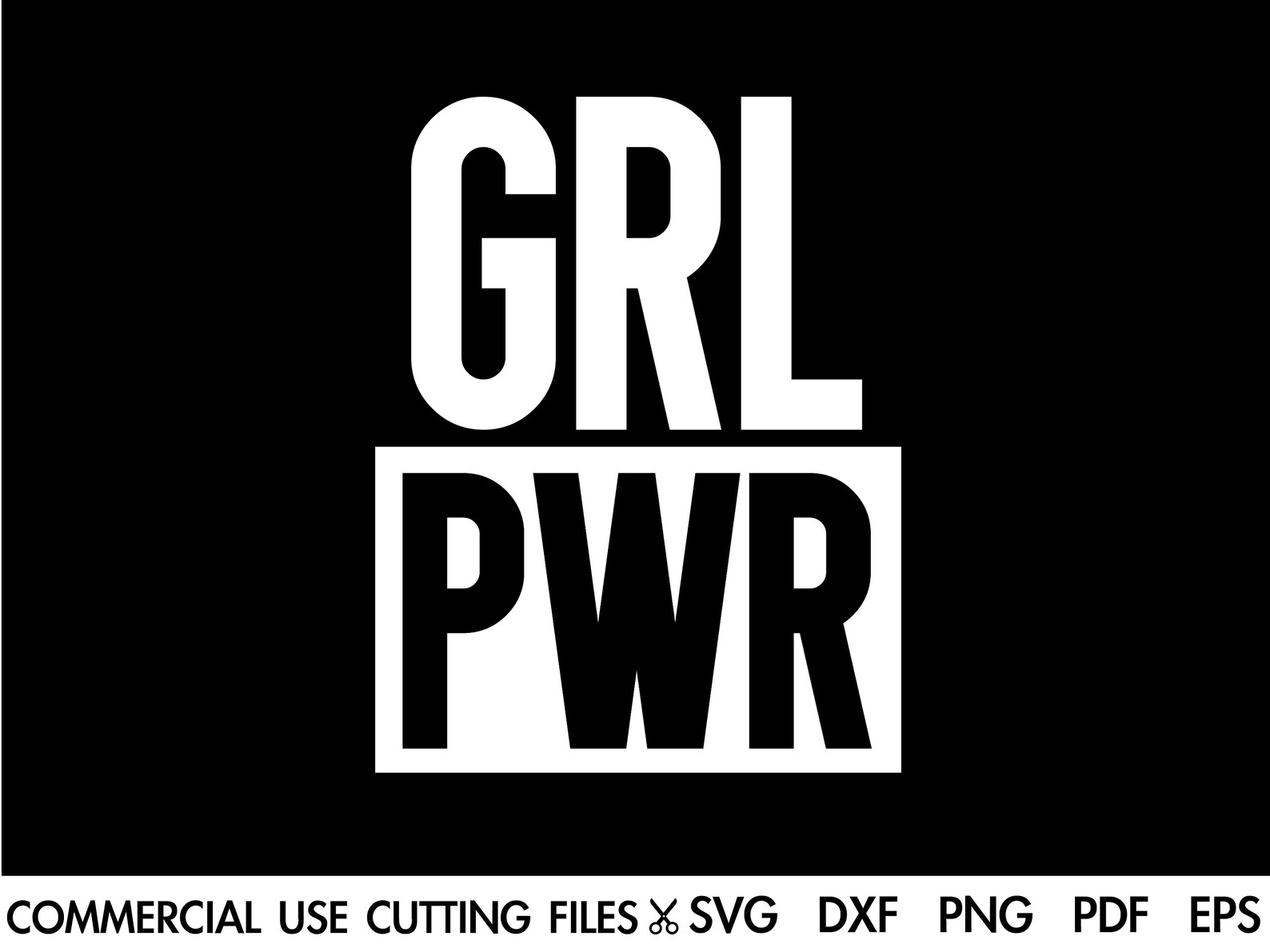 Download GRL PWR Svg Girl Power Svg Feminist Svg Boss Lady Svg | Etsy