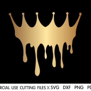 Crown SVG, Drippin&#39; Crown Svg, Melanin Svg, Afro Svg, Dope Svg, Queen&#39;s Crown Svg, King&#39;s Crown Svg, Black Woman Svg, King SVG, Black Man