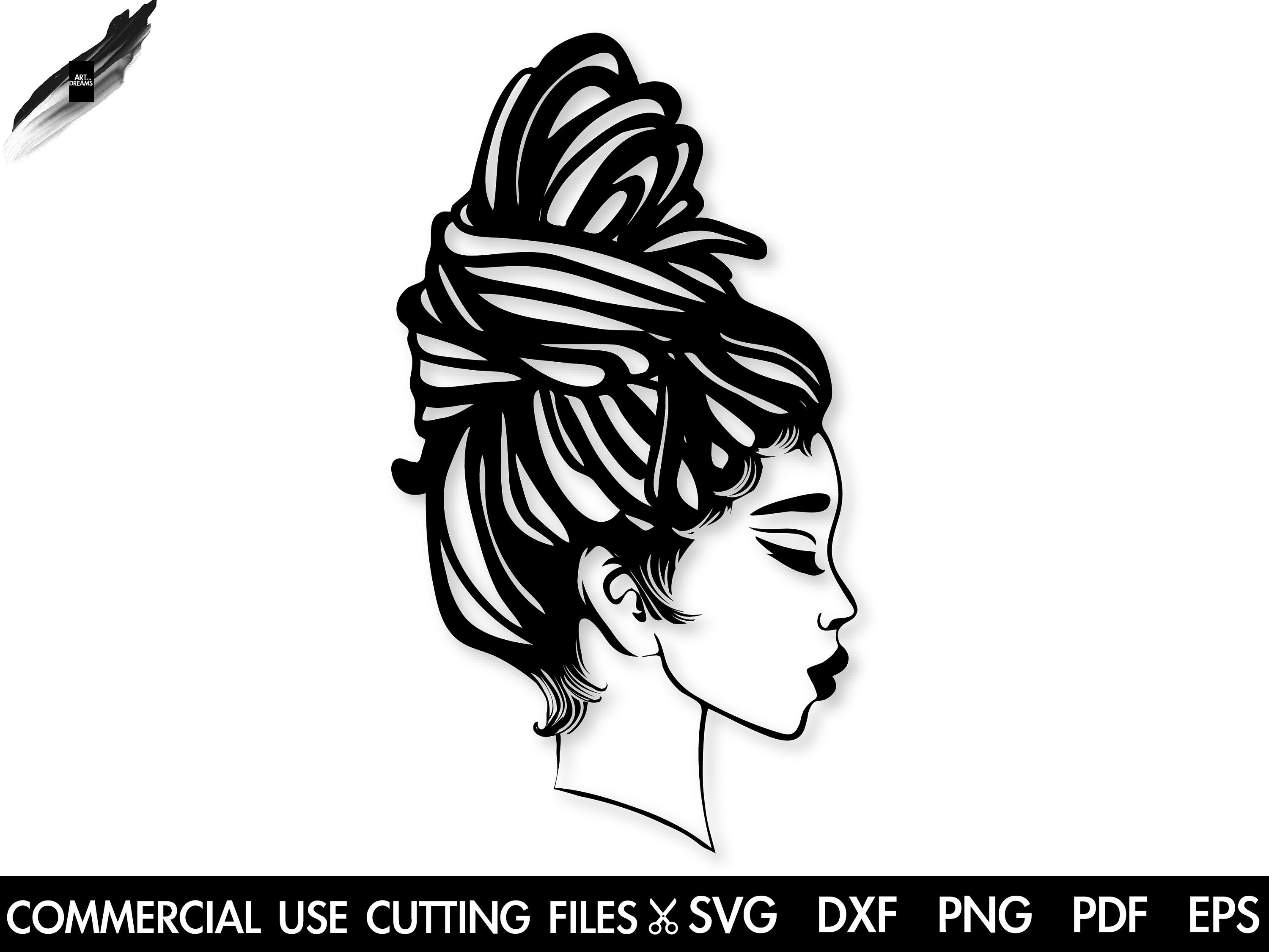 Download Black Woman Svg Locs Svg Dreadlocks Svg Afro Svg Black History Month Svg Afro Woman Svg Black Queen Svg Cut File Silhouette Cricut