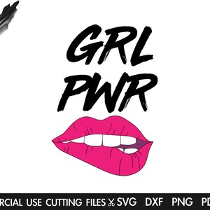 Mädchen-Power-Svg, weiblicher svg, feministische svg, Frau svg, Mädchen Pwr svg, Mädchen-boss svg, starke Frau s-Silhouette, Cricut svg/Dxf/Png