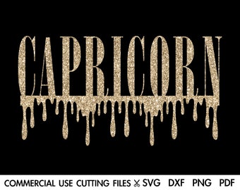 Capricorn SVG, Capricorn Png File, Afro Svg, Birthday Gift Svg, December Svg, January Svg, Zodiac Shirt Svg Cut File Silhouette, Cricut