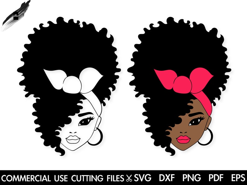 Black Girl SVG, Black Woman SVG, Black History Month SVG, Woman Svg, Afro Woman Svg, Cut File Silhouette, Cricut Svg/Dxf/Png/Pdf 