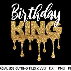 Cumpleaños Rey SVG, Cumpleaños Svg, Cumpleaños Príncipe Svg, Camiseta de cumpleaños Svg Sublimación, Silueta, Máquinas Cricut Svg/Dxf/Png/Pdf