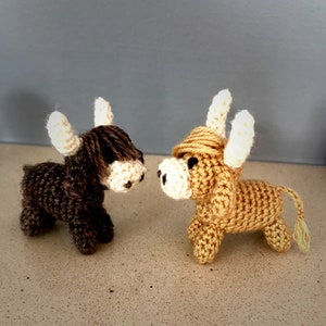 Miniature Highland Cow Hairy Coo Amigurumi pdf crochet pattern image 4