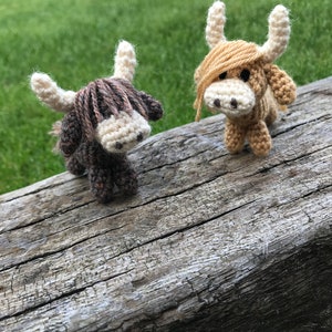 Miniature Highland Cow Hairy Coo Amigurumi pdf crochet pattern image 6