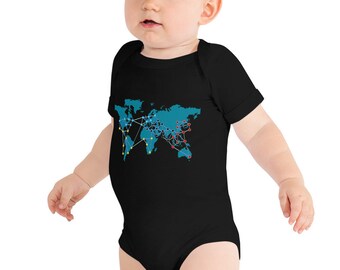 Pandemic Baby Onesie | Baby short sleeve one piece | Pandemic Board Game Baby Bodysuit