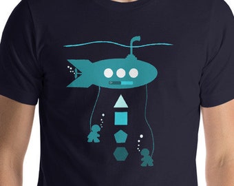 Deep Sea Adventure | Board Game Shirt | Deep Blue Shirt | Short-Sleeve Unisex T-Shirt