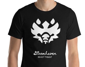 Gloomhaven Beast Tyrant Short-Sleeve Unisex T-Shirt | Chemise de jeu de société | Jeux de table