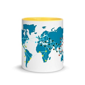 Pandemie Tasse | Zweifarbige Farbe