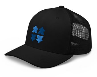 Blue Meeple Trucker Hat