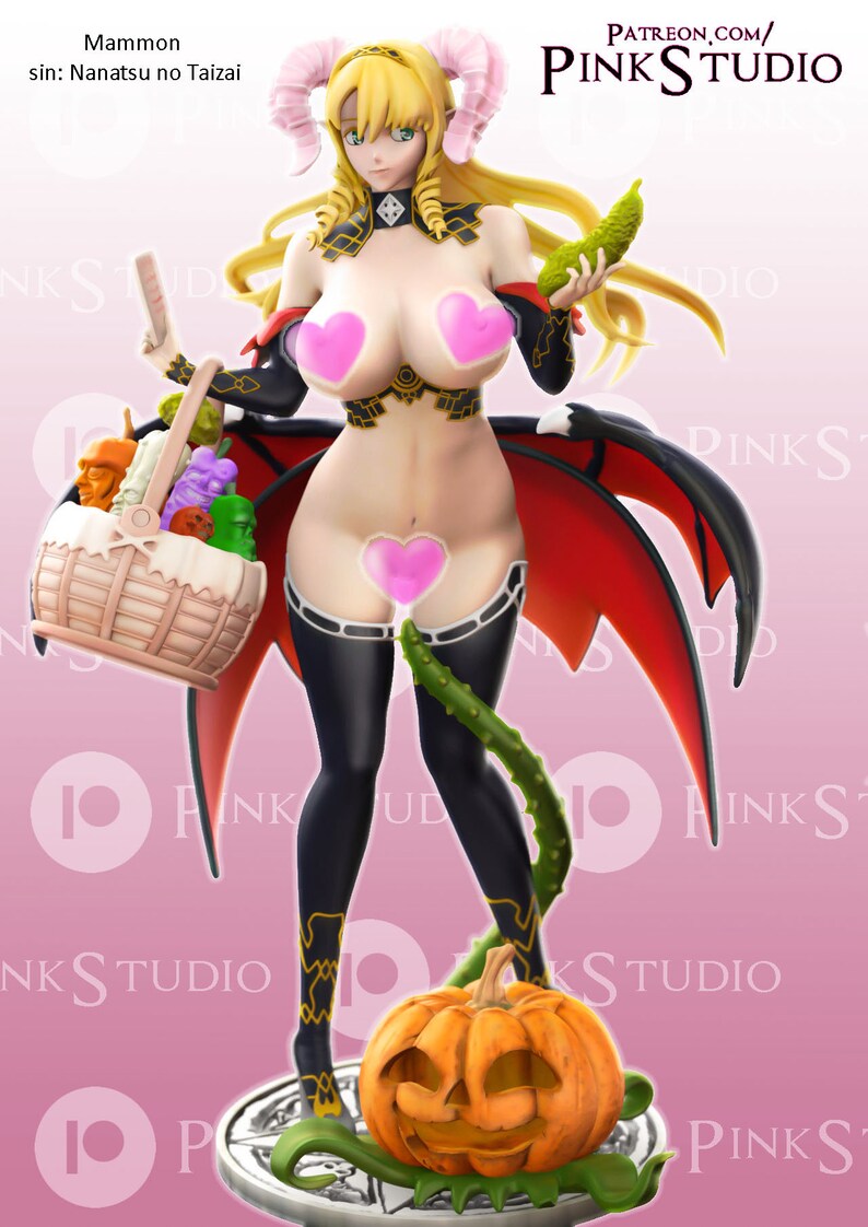 NSFW Mammon Sin Nanatsu geen Taizai geen Taizai Pink Studio afbeelding 3.