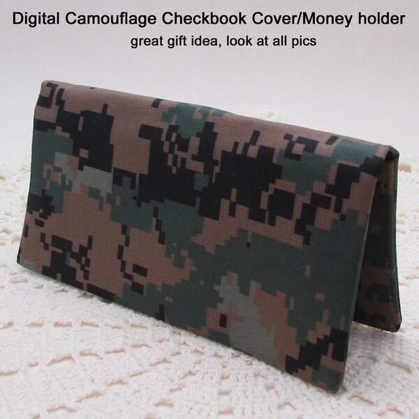Camouflage Checkbook Covers Etsy