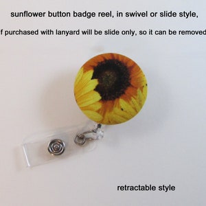 Breakaway Lanyard Sunflowers - Neck Lanyard - Hospital Teacher Lanyard ...
