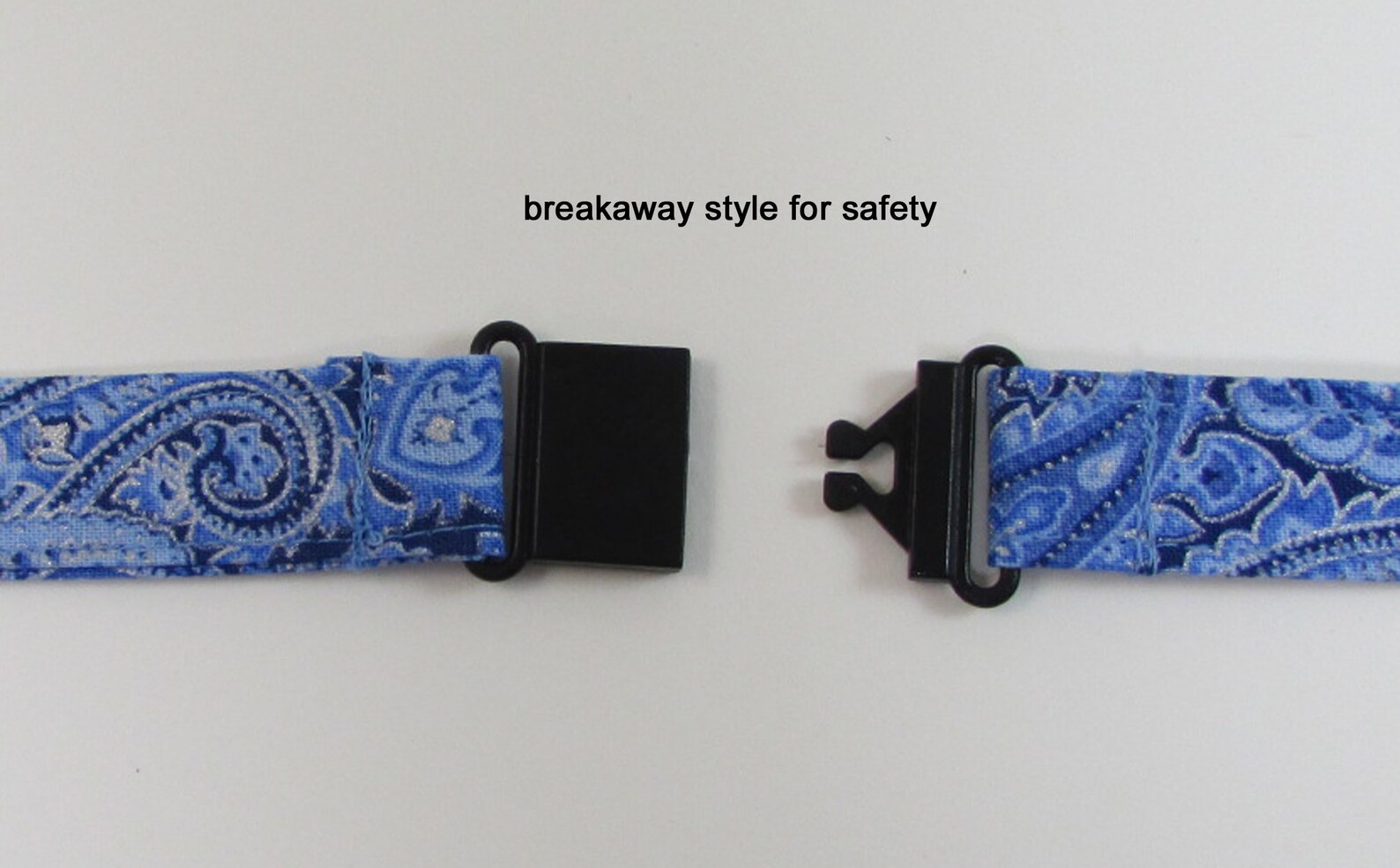 Breakaway Lanyard Blue Paisley Neck Lanyard Retractable - Etsy