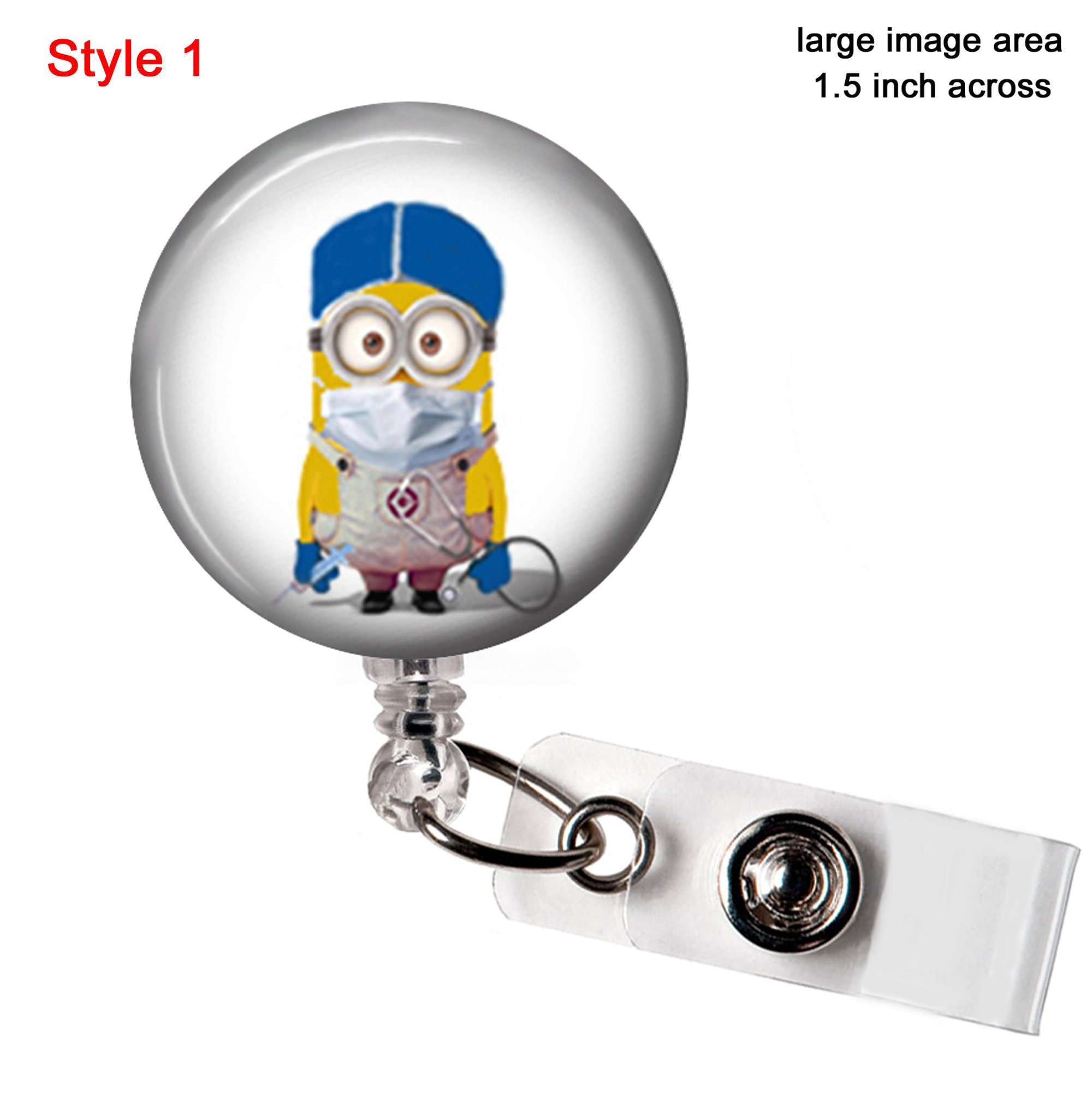Minions Lanyard with Retractable Card Holder