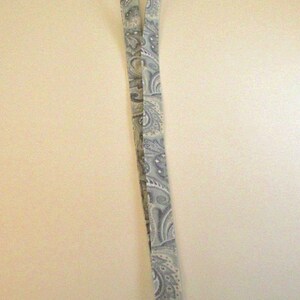 Breakaway Lanyard Gray Paisley Neck Lanyard Hospital Teacher Lanyard ...