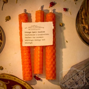 The Witches Dozen Beeswax Collection set of 13 spell candles for use in Spells & Rituals. image 9