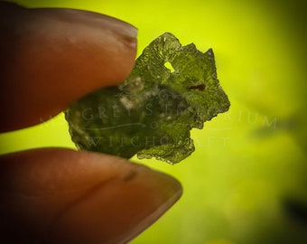 Echte 2,83g Chlum Moldavite aus Tschechien