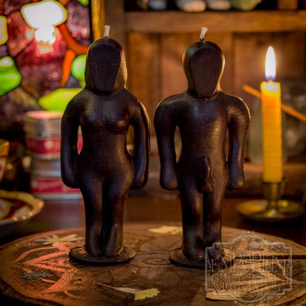 Female Figure Candle Spells Rituals Protection Hexing Etsy