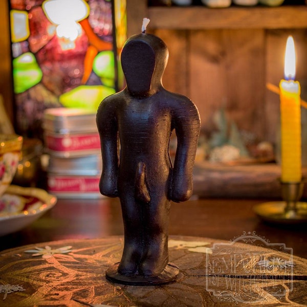 Male Figure Candle | Spells | Rituals | Protection | Hexing | Poppet | Voodoo Doll | Spell Candles | Ritual Candles | Healing | Love | Money