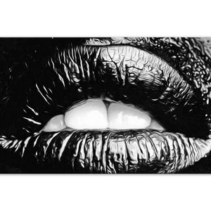Woman&#39;s Lips Art Print: Thierry Le Goués Photo (Digital Download)
