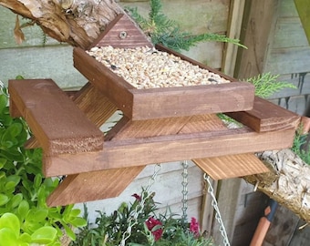 bird and Squirrel table wildlife garden nature bird feeder