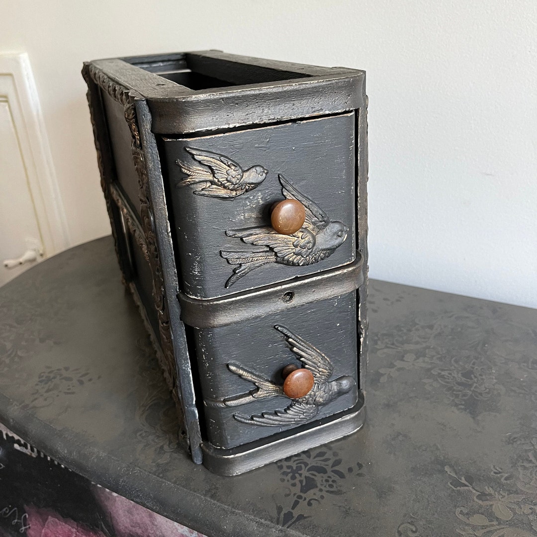 Vintage Upcycled Singer Sewing Machine Drawers Gothic - Etsy