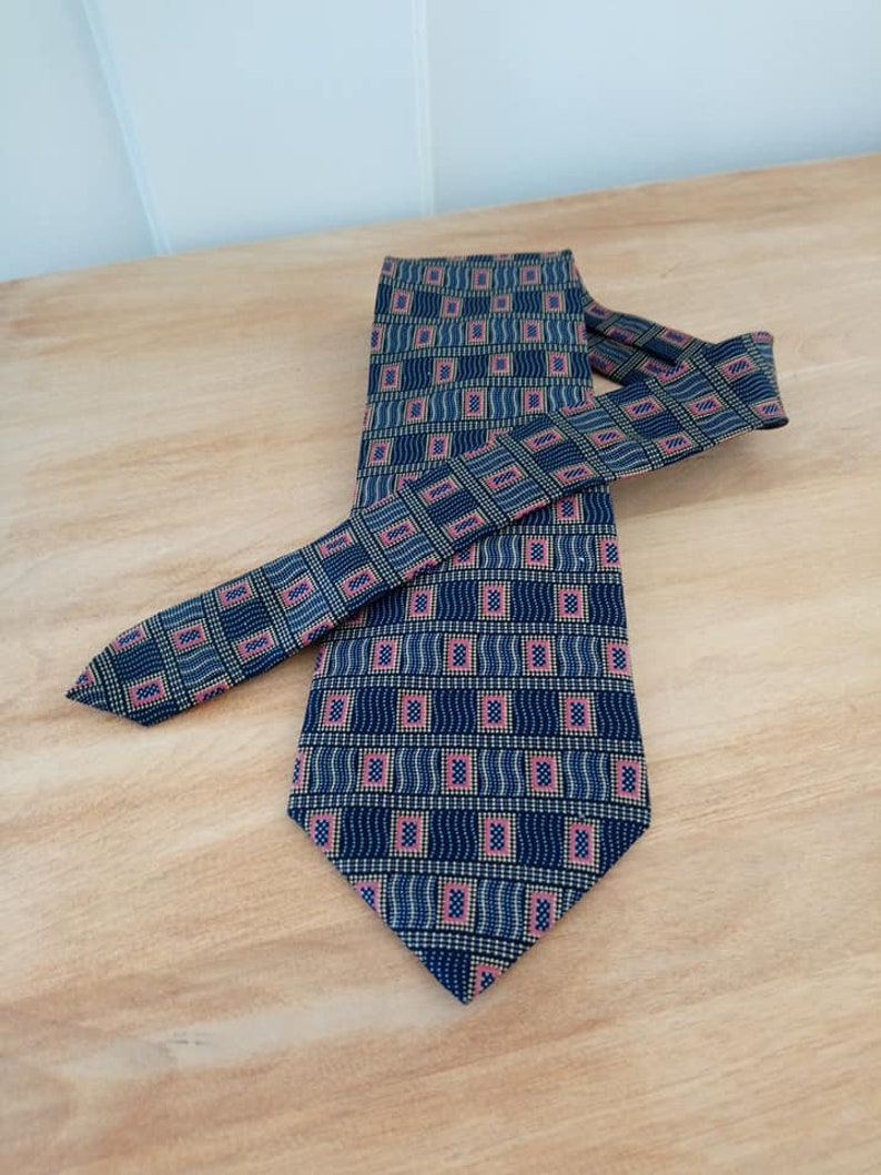 Vintage Necktie Lorenzo Milano Collezione 100/% Silk Made in China