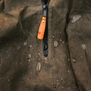 Poncho impermeable de lona encerada, manta para picnic, poncho impermeable de playa, abrigo militar, regalo para hombre. imagen 11