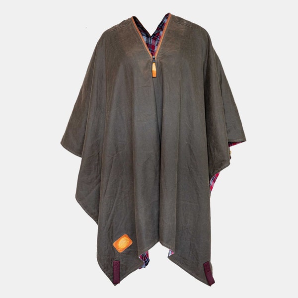 Canvas Poncho, Poncho Für Männer, Männer Poncho, Baumwolle Poncho, Poncho Schal, Vintage Männer Kleidung, Geschenk für Männer, Caming Poncho