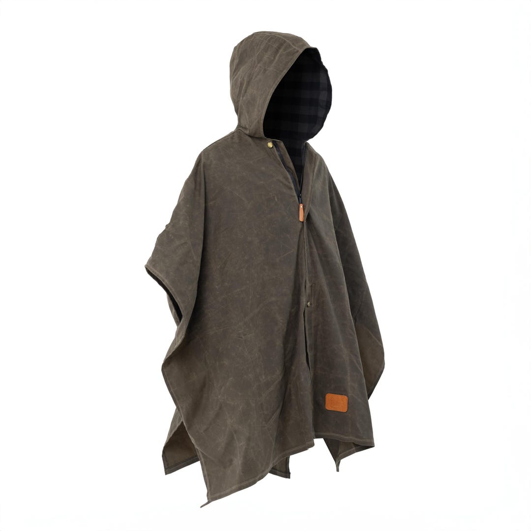 OLD JOE OILED CLOTH RIDING PONCHO JACKET