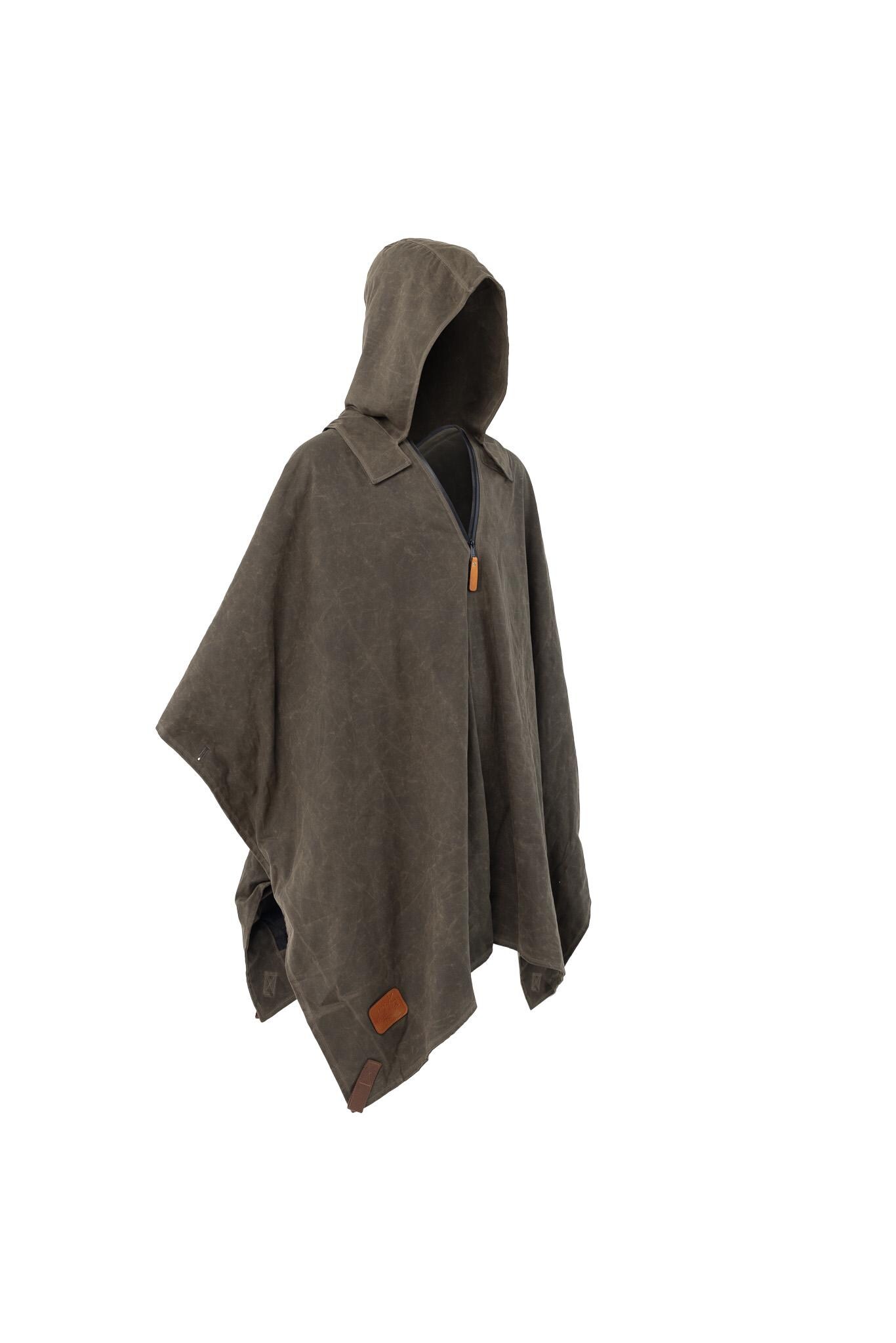 Lined Painted Leather Poncho - Etsy