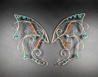 Silver Mermaid Ear Cuffs